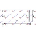RADIATOR AC BENZINA-DIESEL (720x344x16) - VOLVO V60/V60 CROSS COUNTRY 18- pentru VOLVO, VOLVO V60/V60 CROSS COUNTRY 18-