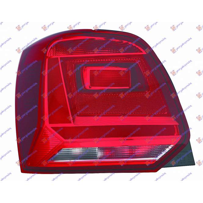TAIL LAMP (BLACK RECTANGLES) (E) - VW POLO 14-17 pentru VW, VW POLO 14-17