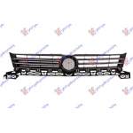  GRILA  NEAGRA  CU  BANDOU  CROMAT  pentru VW, VW TOURAN 10-15
