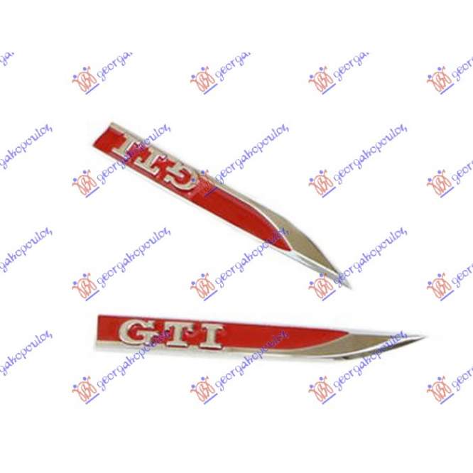  SET  EMBLEMA  (GTi)  ARIPA  FATA  pentru HYUNDAI, HYUNDAI SANTA FE 05-09, Partea frontala, Emblema, VW, VW GOLF VII 16-19